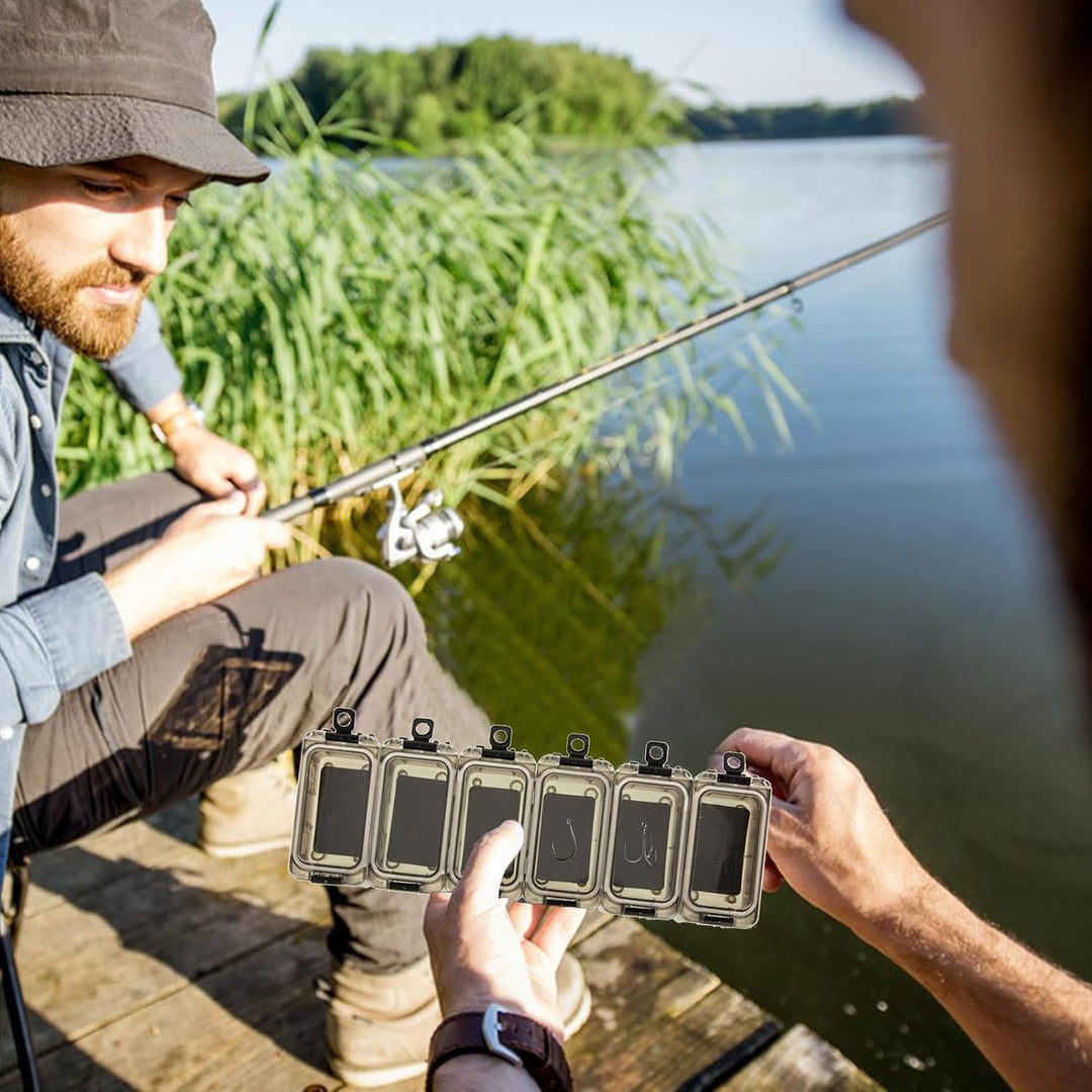 Angelzubehör Box, wasserdicht, Aufbewahrungsbox, durchsichtiger Behälter, Fishing Storage Case, komp