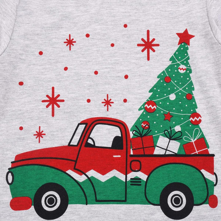 Kinder Weihnachts Schlafanzug Kinder Baumwolle Weihnachten Pyjama Set 3-12 Jahre 9 Jahre Weihnachtsr