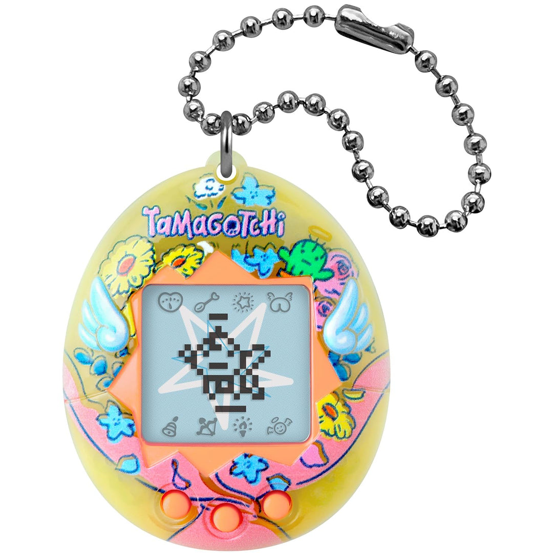 Bandai – Tamagotchi Original – Angel Flower Bouquet – Elektronisches Virtuelles Haustier mit LCD‑Bil