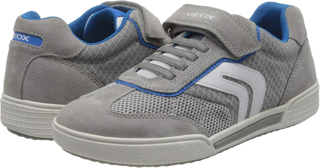 Geox Jungen J Poseido Boy D Sneakers 24 EU Grey Sky, 24 EU Grey Sky