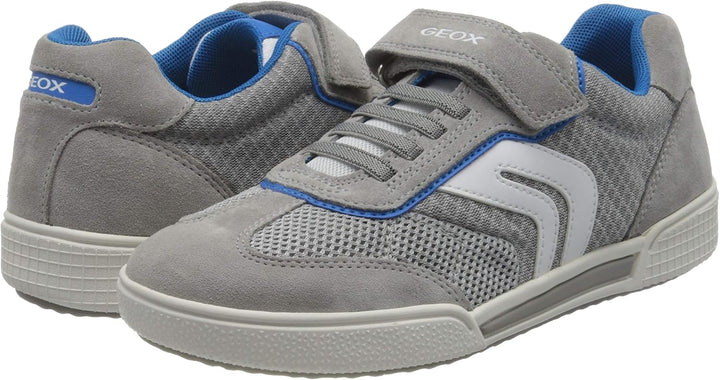 Geox Jungen J Poseido Boy D Sneakers 24 EU Grey Sky, 24 EU Grey Sky