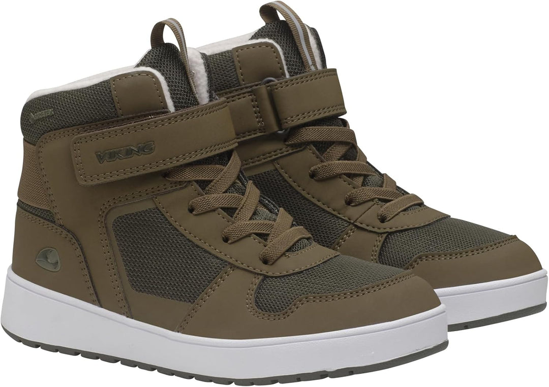 Viking Unisex Kinder Jack Mid Gtx WarmSchneestiefel 33 EU Khaki, 33 EU Khaki