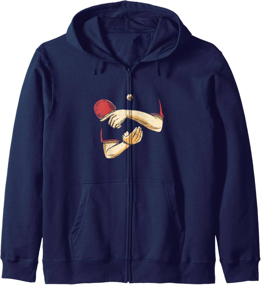 Tischtennis, Ping Pong Sport Motiv Junge Geschenk Kapuzenjacke