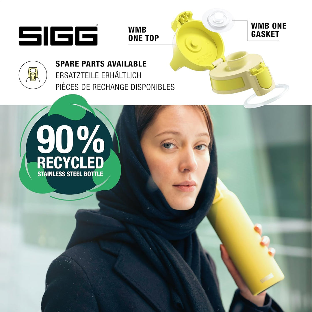 SIGG - Edelstahl Trinkflasche - Shield ONE - Für Kohlensäurehaltige Getränke Geeignet - Auslaufsiche