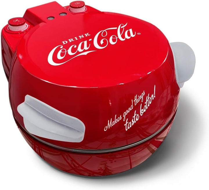Salco Coca-Cola Pizzamaker – Perfekte Pizza in 3-5 Minuten | 30 cm Cordierit-Pizzaplatte | 400°C var
