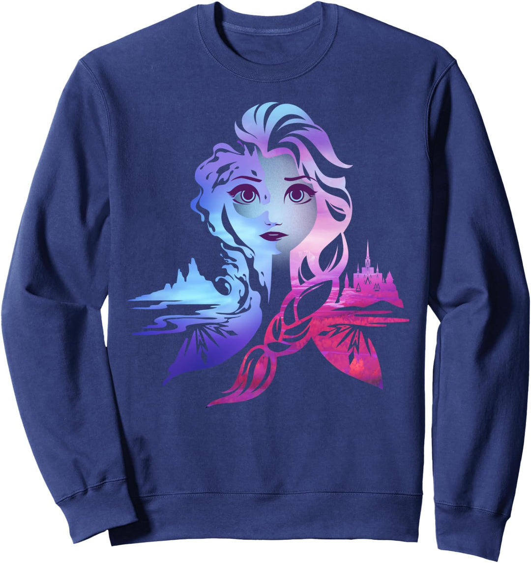 Disney Frozen 2 Elsa Split Design Sweatshirt