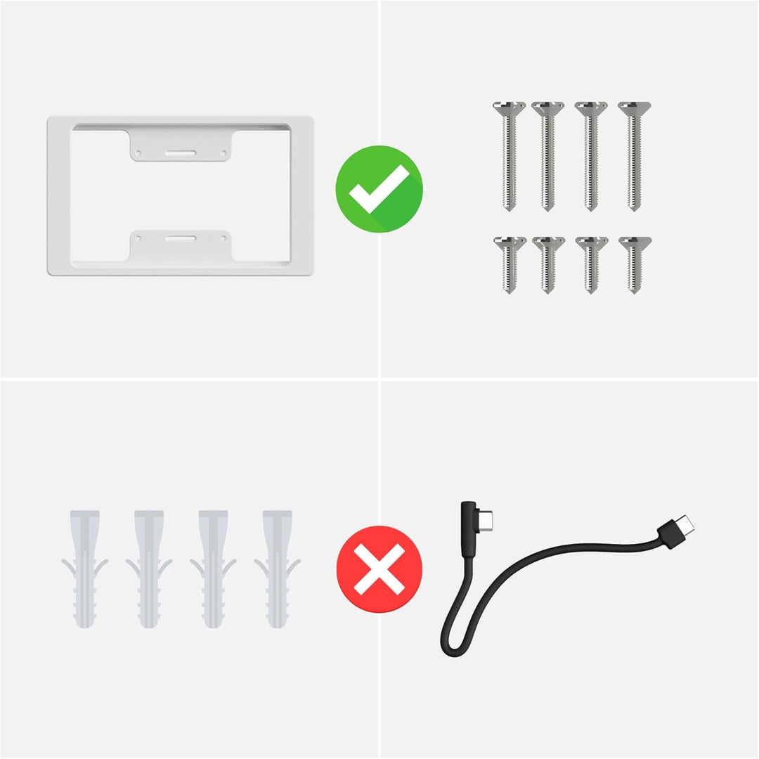 Tablet Wandhalterung für Samsung Galaxy Tab S9 FE Plus (12,4 Zoll) - Passgenauer & Flacher Rahmen fü