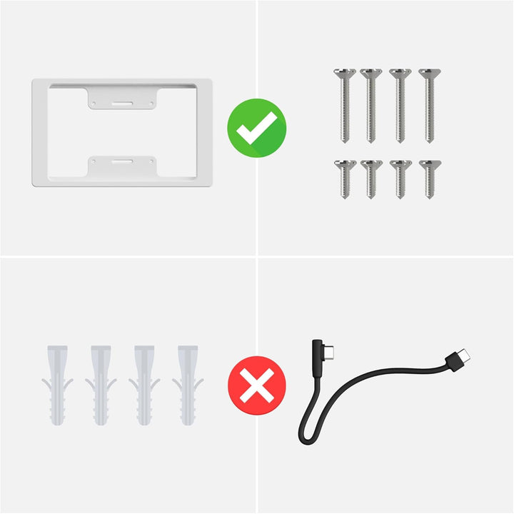 Tablet Wandhalterung für Samsung Galaxy Tab A9+ / A11 Plus (11 Zoll) - Passgenauer & Flacher Rahmen