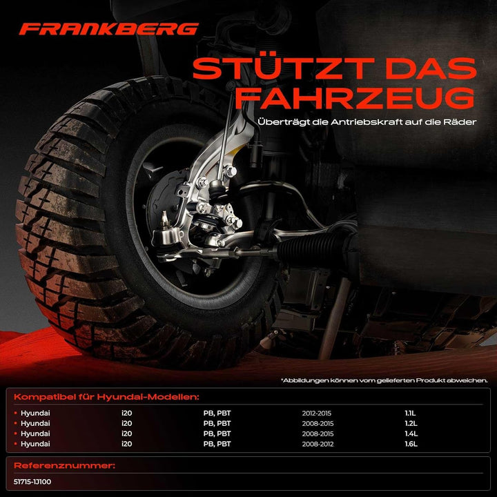 Achsschenkel Radaufhängun Vorne Links für i20 PB PBT 2008-2015 51715-1J100
