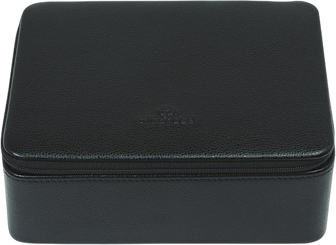 Windrose Beluga - Uhrenkoffer 19 cm schwarz Black, Black