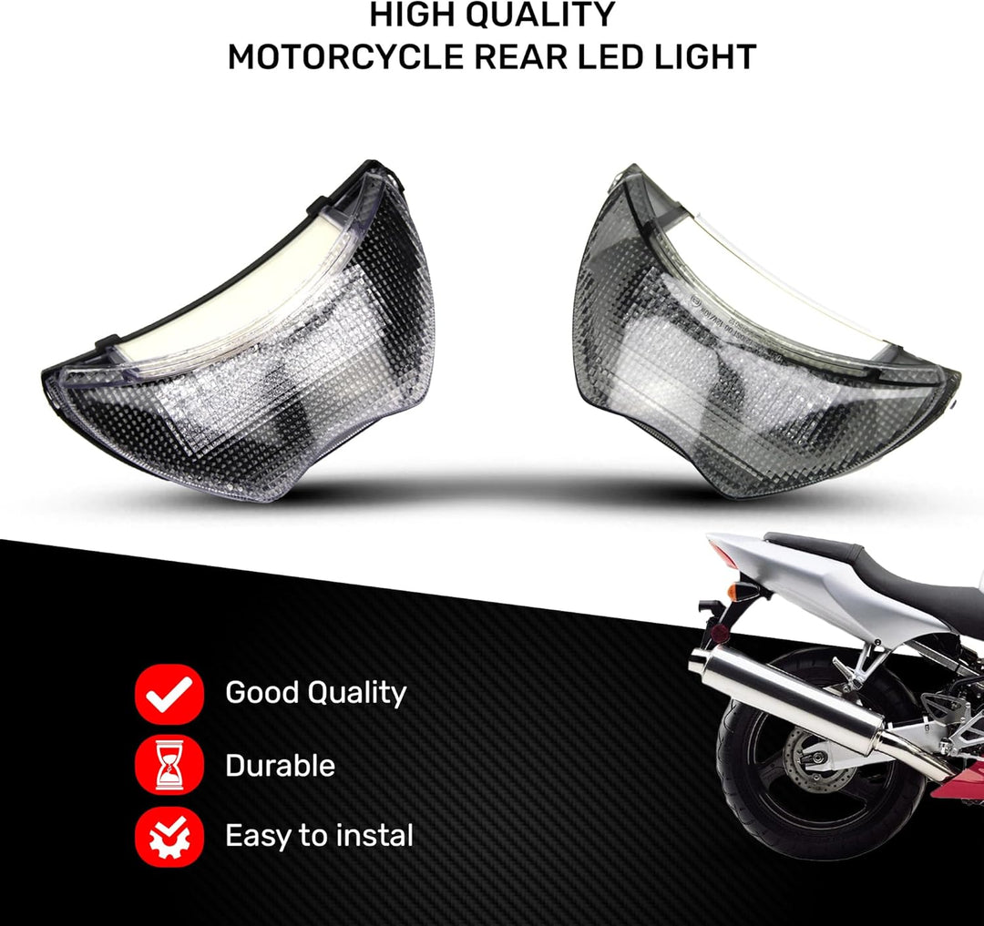 avdb-moto LED-Bremslicht mit integriertem Blinker kompatibel mit Cbr 600, F, F4, FI, 1999/2006 (Getö