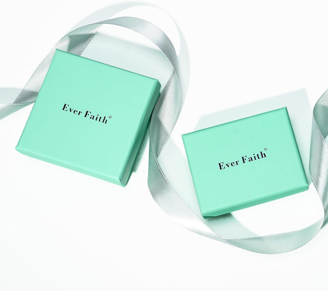 EVER FAITH Damen Kristall Lätzchen Anweisung Lange Quaste Choker Halskette Kostüm Schmuck Blau Gold-