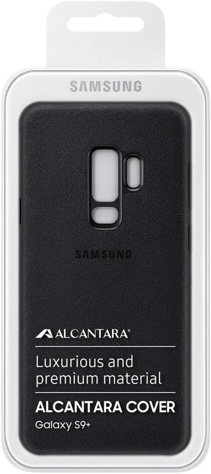 Samsung Alcantara Cover (EF-XG965) für das Galaxy S9+, Schwarz