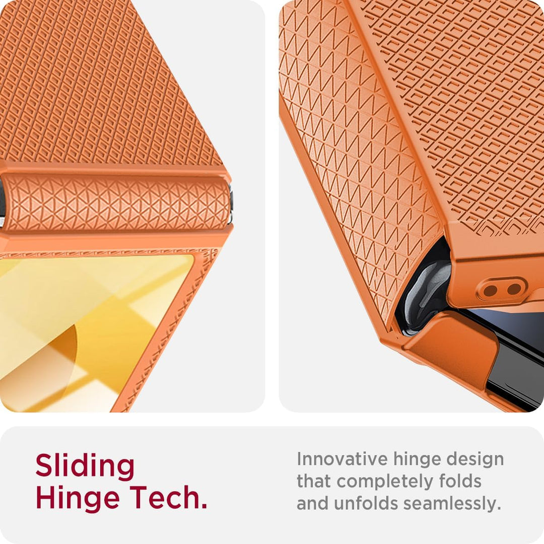 Miimall Hülle Kompatibel mit Samsung Galaxy Z Flip 6/7 FE Hülle mit Kameraschutz, [TPU Scharnierschu