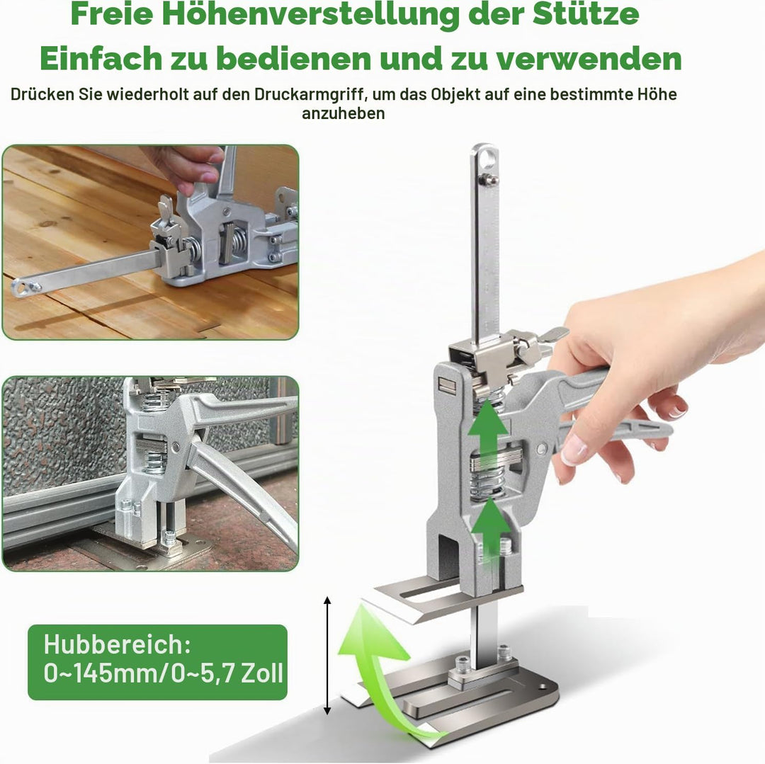 2 Stück Arbeitssparende Armtürverwendung Plattenheber Schrankheber Klemmplatten-Nivelliersystem 8800