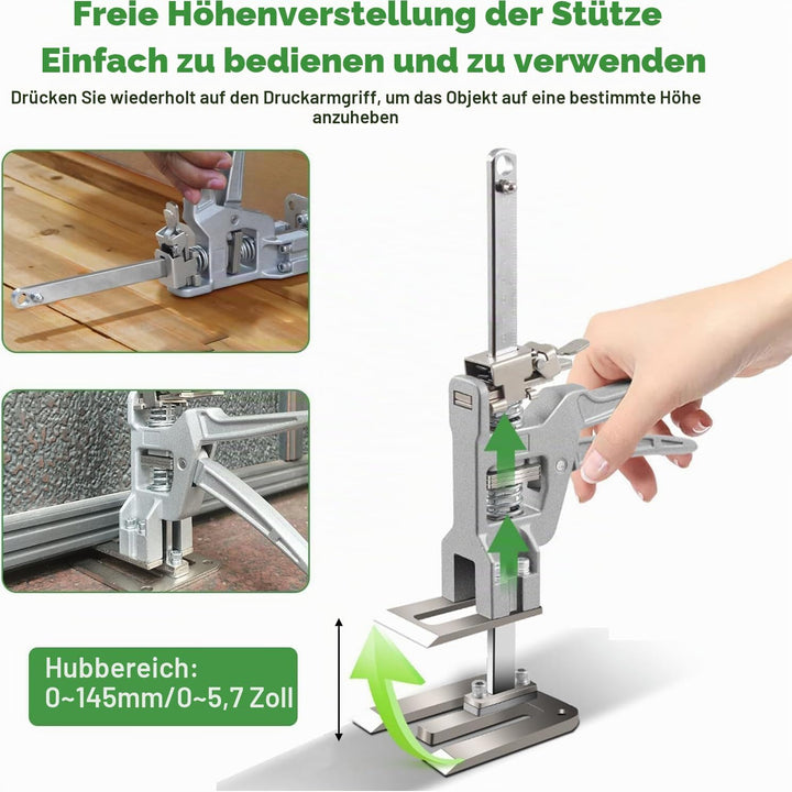 2 Stück Arbeitssparende Armtürverwendung Plattenheber Schrankheber Klemmplatten-Nivelliersystem 8800