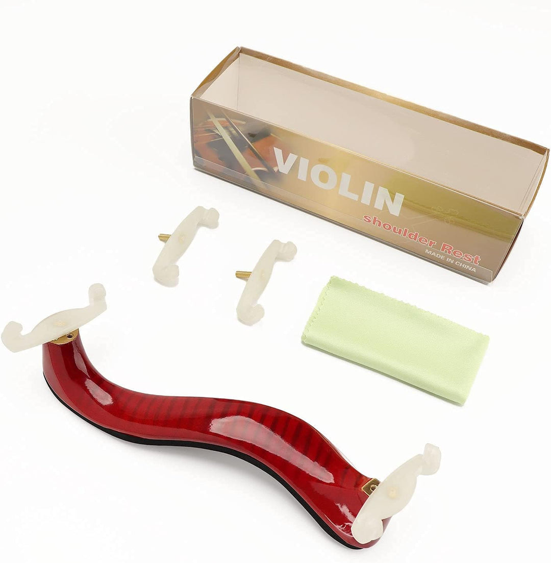 LMS Schulterstütze für Violine, Grösse 3/4, Grösse 4/4, verstellbare Schulterstütze für Violine, mit