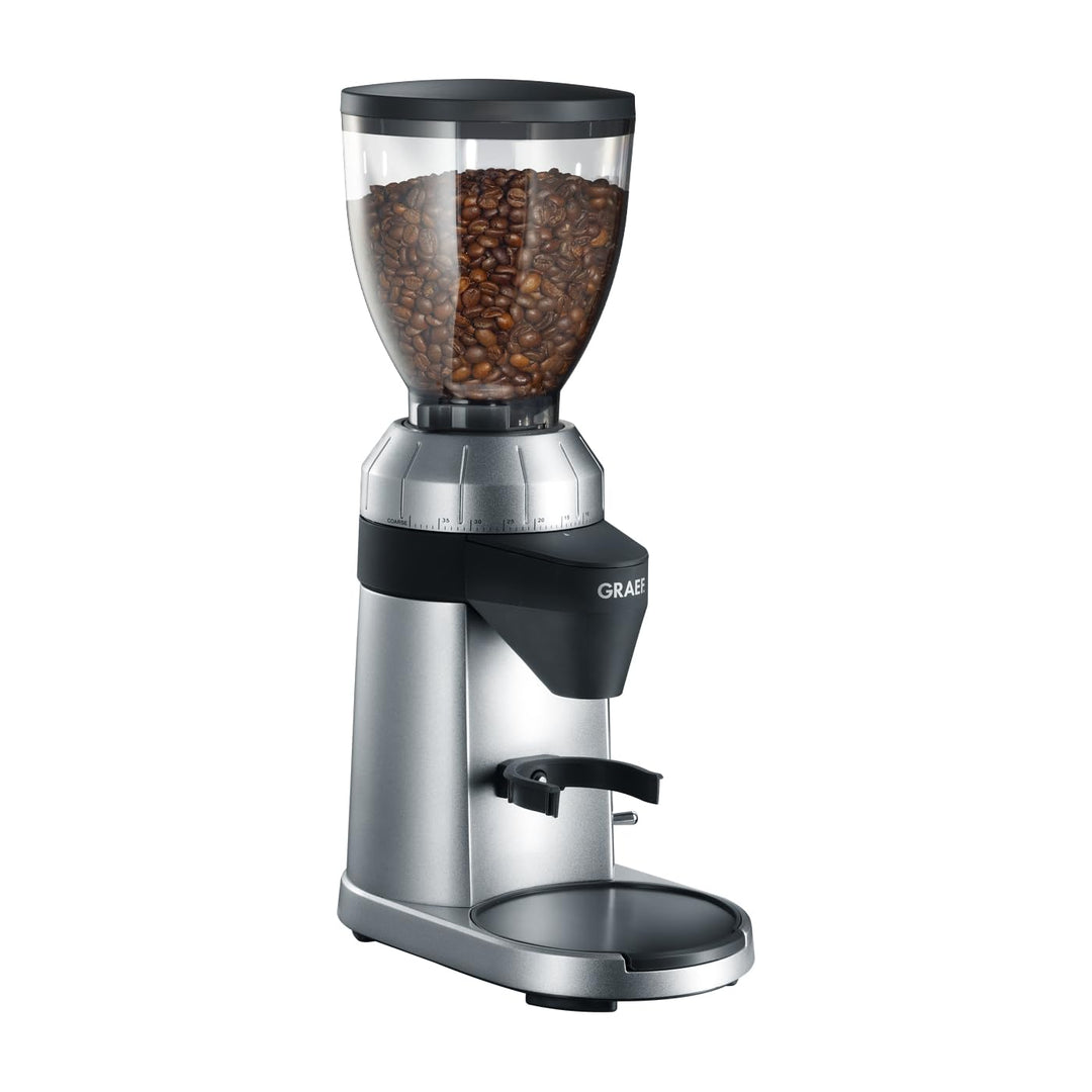 Graef Kaffeemühle CM 800,128W,‎350 Gramm, 23 x 13.2 x 38.5 cm, Silber Single, Single