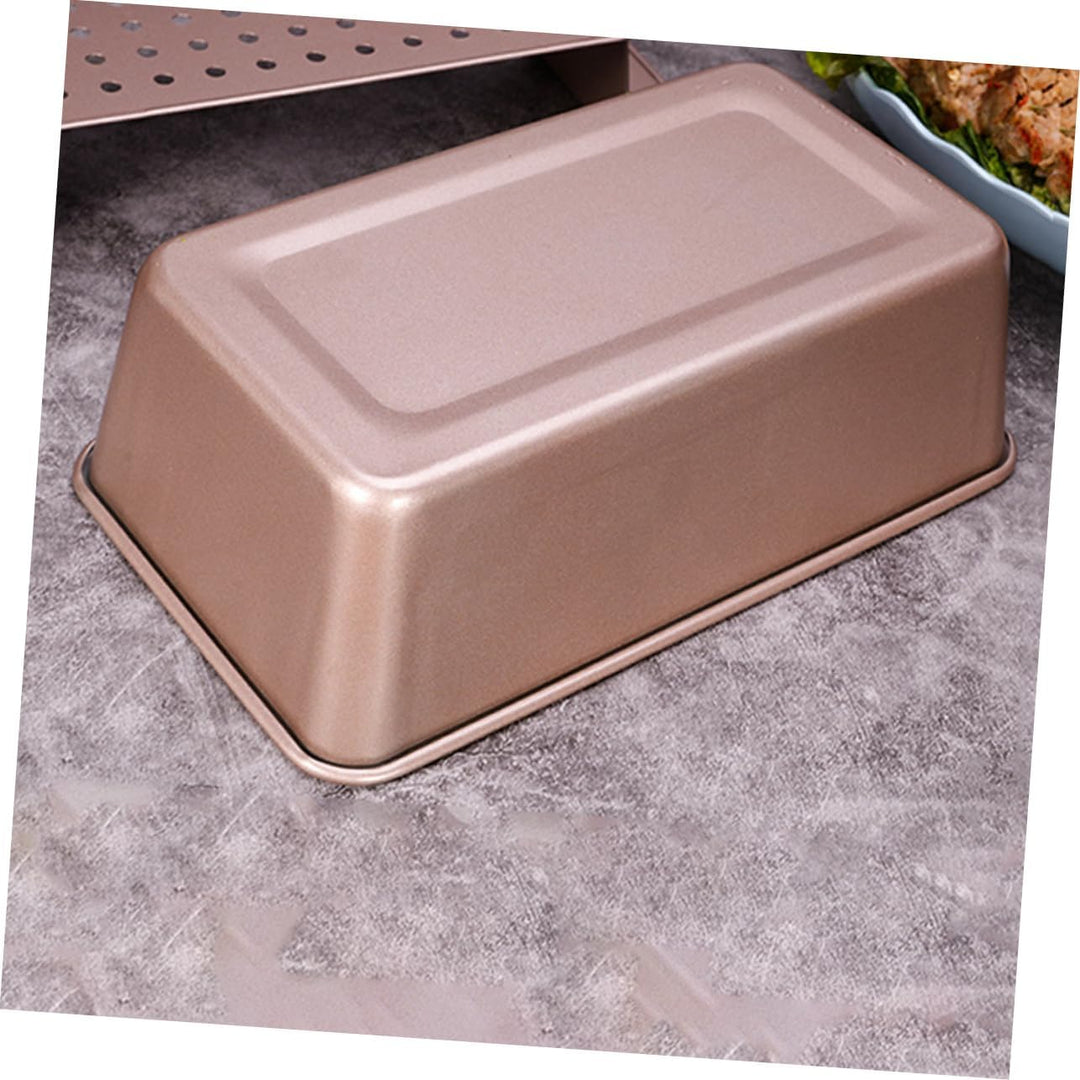 Alipis Kastenform aus Kohlenstoffstahl für Brotbacken Polierte Metallpfanne Sicher und Langlebig für