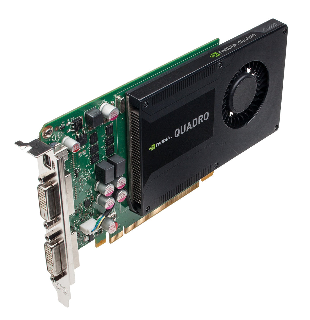 PNY NVIDIA Quadro K2000D Grafikkarte (2 GB, GDDR5) Teilenummer: VCQK2000D-PB