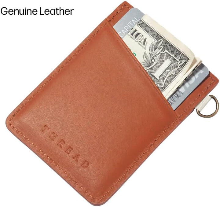 Thread Wallets - Slim Minimalist Wallet - Vertical Card Holder Einheitsgrösse Fine Line, Einheitsgr&