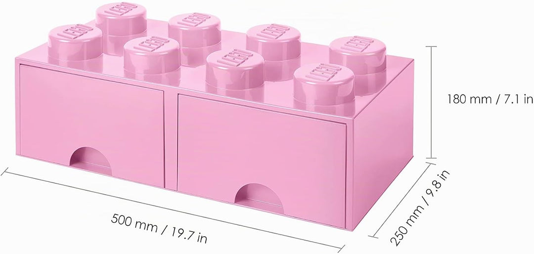 LEGO 4006 Aufbewahrungsbox, Plastik, Legion/Light Purple, 50 x 25 x 18 cm 50 x 25 x 18 cm Legion/Lig