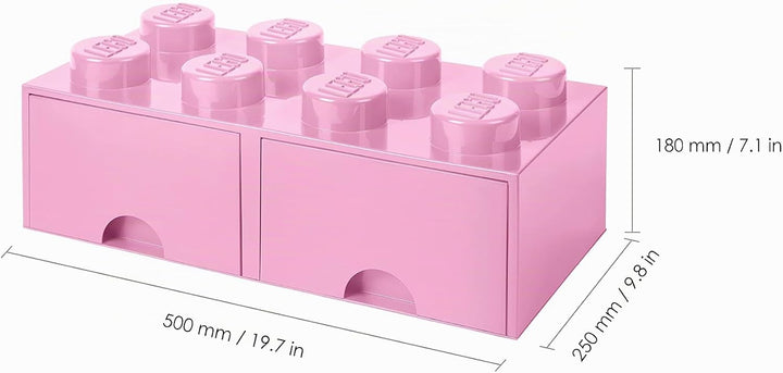 LEGO 4006 Aufbewahrungsbox, Plastik, Legion/Light Purple, 50 x 25 x 18 cm 50 x 25 x 18 cm Legion/Lig