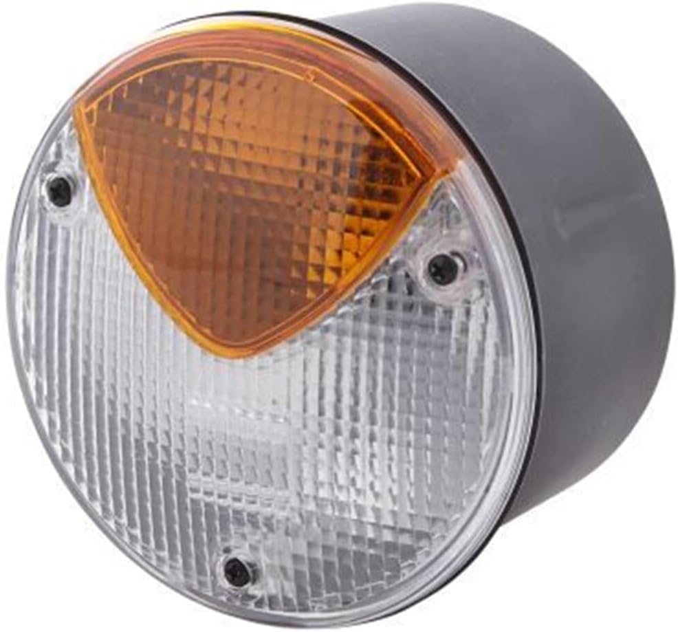 HELLA - Heckleuchte - Glühlampe - 12/24V - Anbau/geschraubt - Lichtscheibenfarbe: weiss/gelb - Steck