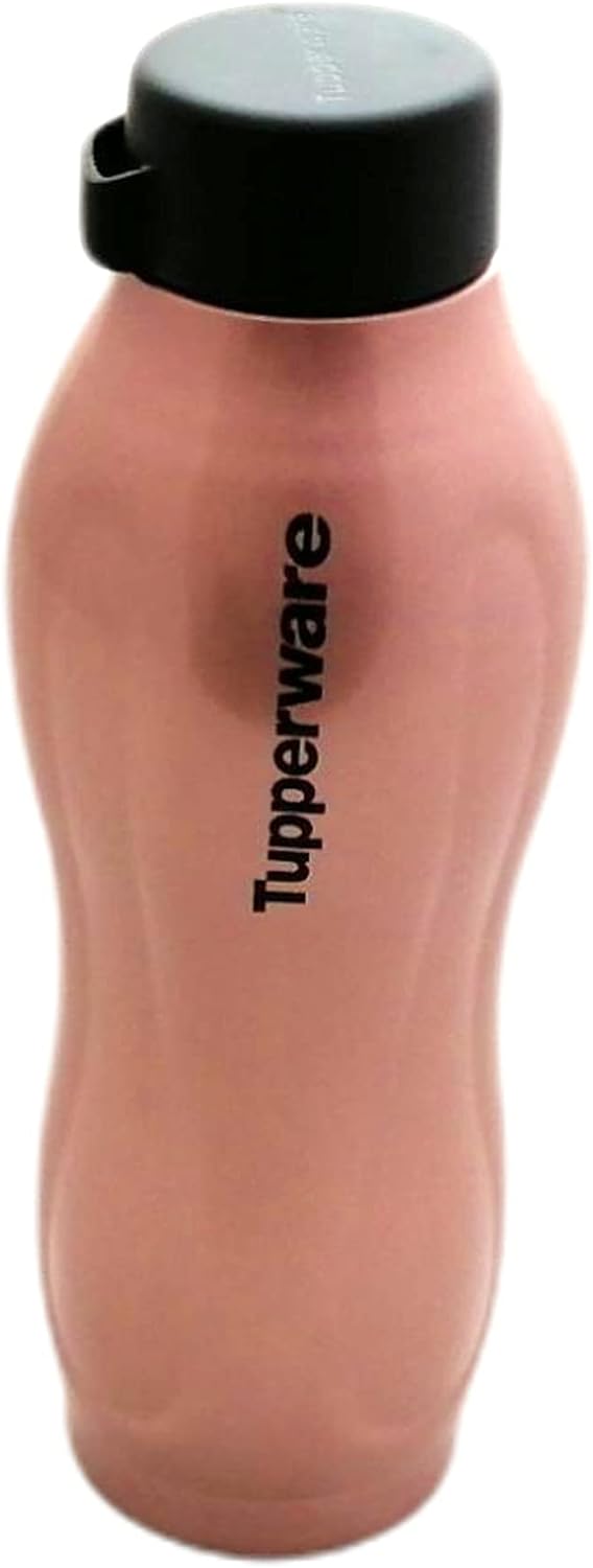 Tupperware Thermosflasche Fashion Flask 550ml aus Metall Gold-Rose To go Flasche Isolierbehälter