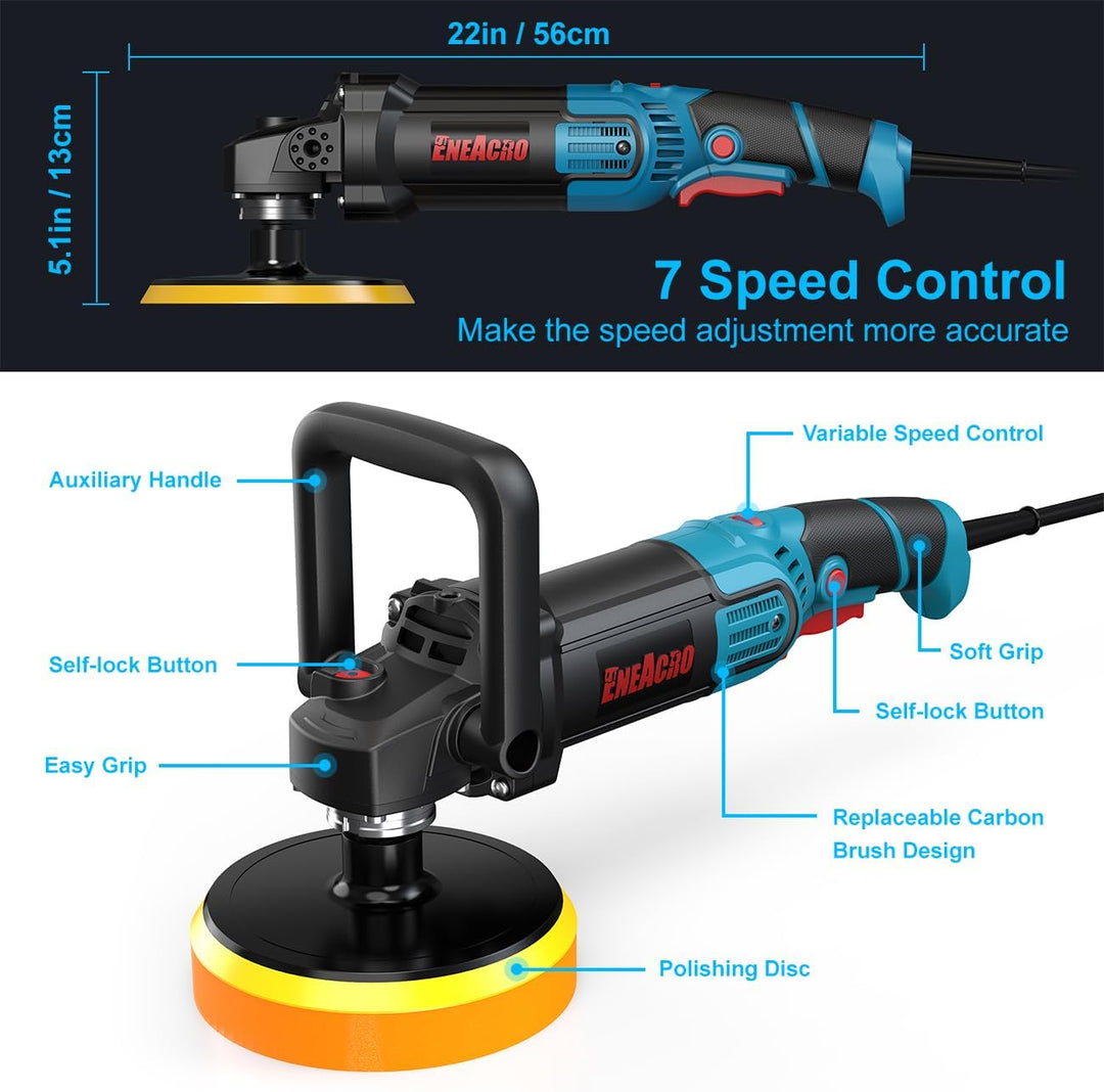 ENEACRO Poliermaschine Auto 1400W