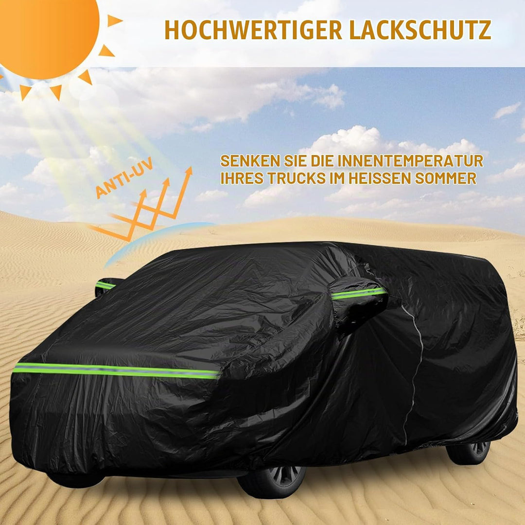 Autoabdeckung Vollgarage Ersatz für Ford Transit Custom 2012-2022, 300D Allwetter Autoabdeckung für