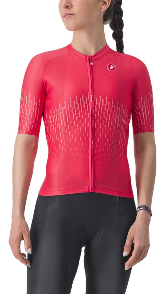CASTELLI Damen Aero Pro W Jersey T-Shirt L Hibiskus, L Hibiskus