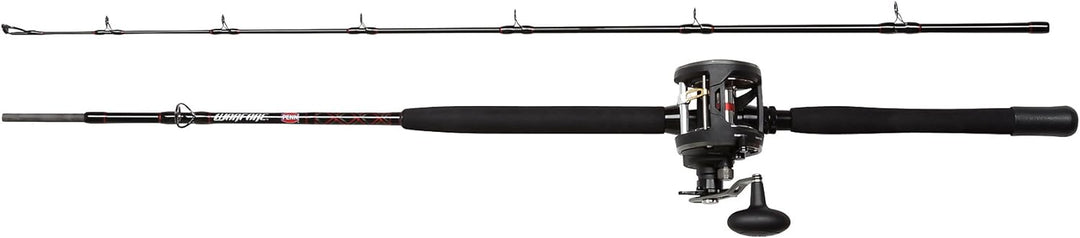 Penn Warfare Rod & Reel Angeln im Meer, Combo 7 ft Rod mit 20lw-30lw links Hand Wind Standard, Stand