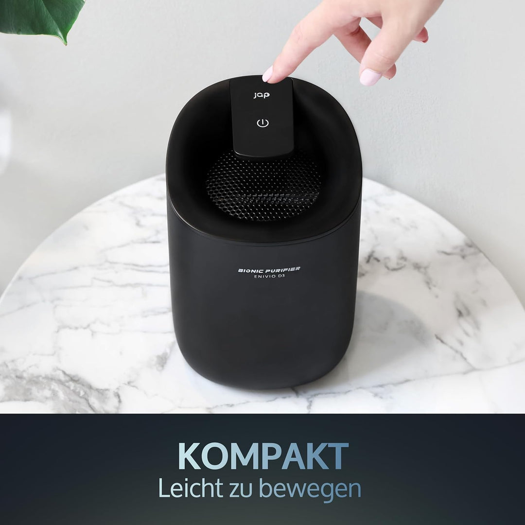 Elektrische Luftentfeuchter JAP Enivio D3-300ml pro Tag - 42 dB Leise Dehumidifier - 20m² - Schimmel