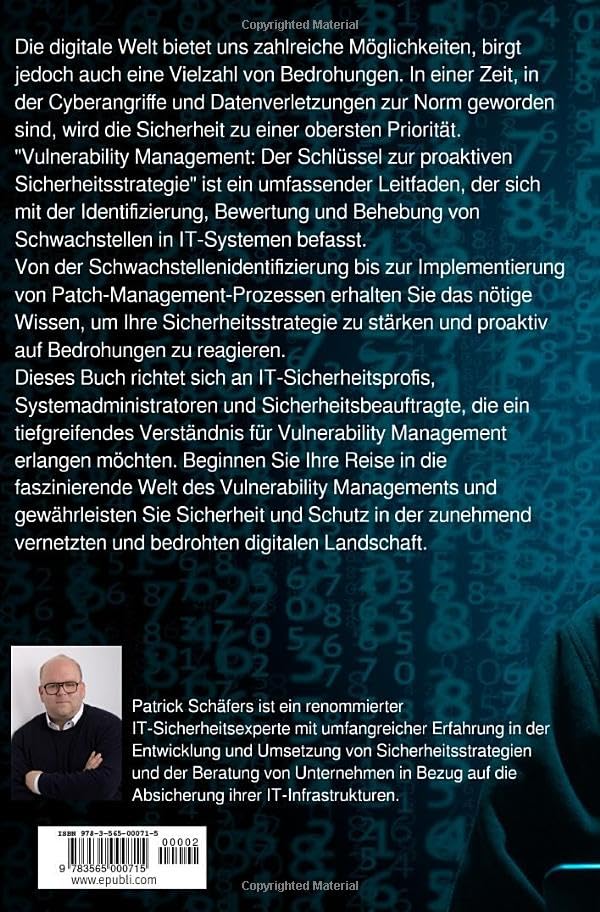 Vulnerability Management: Der Schlüssel zur proaktiven Sicherheitsstrategie, Taschenbuch