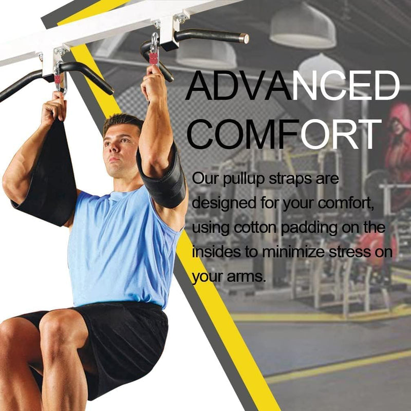 DASKING Bauchmuskelschlaufen Armschlaufen für Bauchtraining, Klimmzugstange Bauchtrainer, Fitness Ab
