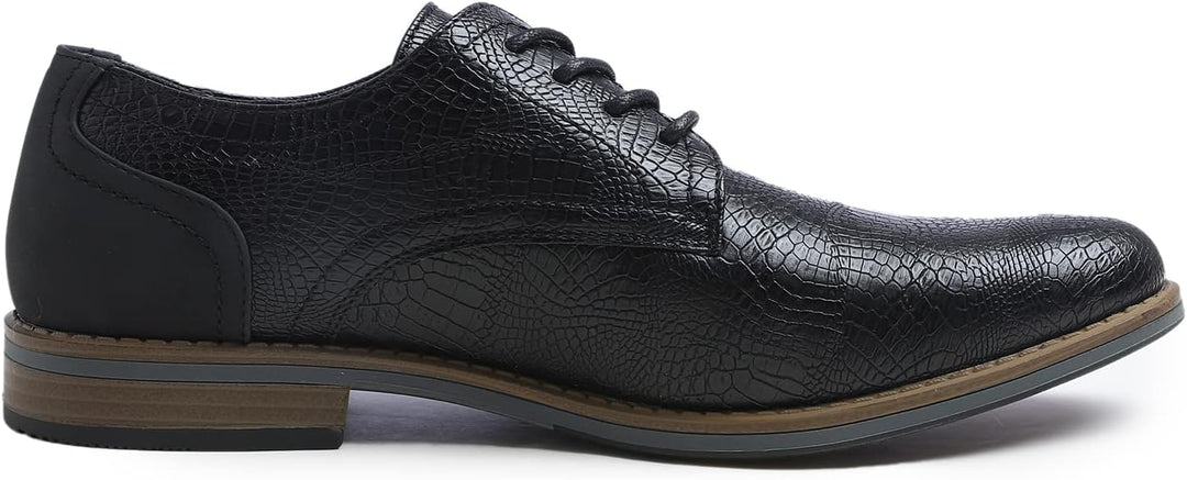 Feversole Men's Classic Dress Marc Herren Anzugschuhe Derby Schnürschuhe Business Schuhe Formale Mod