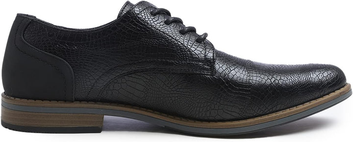 Feversole Men's Classic Dress Marc Herren Anzugschuhe Derby Schnürschuhe Business Schuhe Formale Mod
