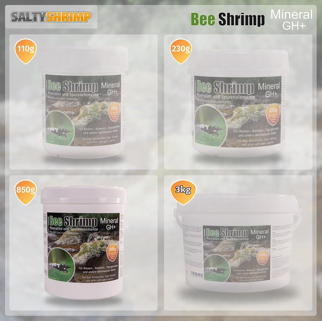 SaltyShrimp - Bee Shrimp Mineral GH+, 850 g 0,85 kg, 0,85 kg