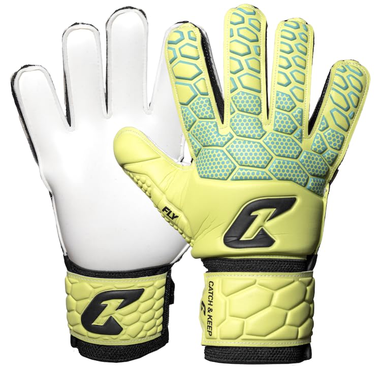 CATCH & KEEP Torwarthandschuhe Kralle Junior Pro 3.0 - Professionelle Torwart-Fussballhandschuhe für