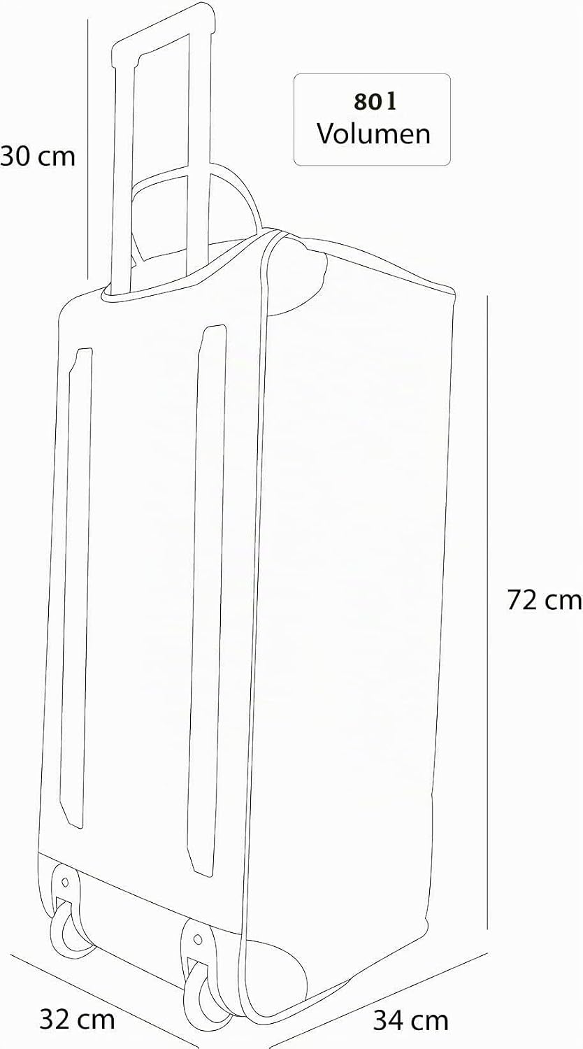 Hochwertige robuste Reisetasche mit Rollen Jumbo Big-Travel 80-150 Liter mit bis zu 3 Rollen Neue Ge