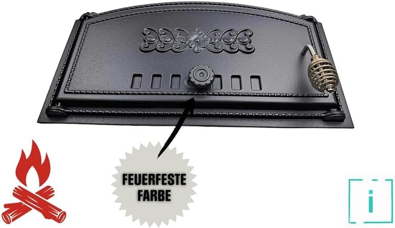 Backofentür aus Gusseisen Revisionstüren Ofentür Pizzaofentür Steinofentür Pizzaofen Backofen Pizza