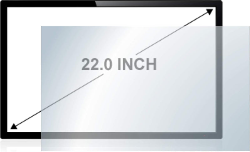 upscreen 22" Entspiegelungs-Schutzfolie für 22,0 Zoll Touch-Panel PCs (55.9 cm) [490 x 270 mm, 16:9]