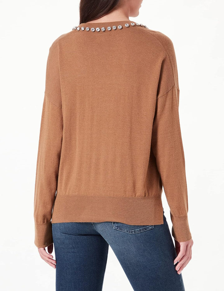 Replay Damen Pullover XL 989 Brown, XL 989 Brown