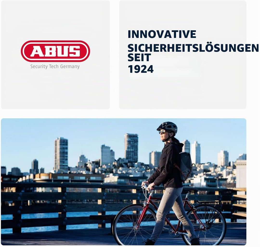 ABUS Urban Helm HUD-Y - mit magnetischem, aufladbarem LED-Rücklicht &amp; Magnetverschluss - cooler Fahr