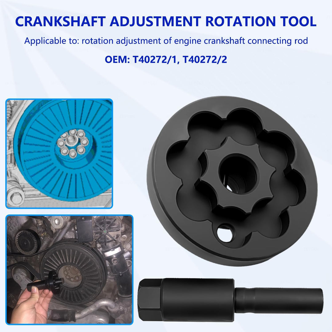 ZKTOOL Motor-Nockenwellen-Arretierwerkzeug-Set, kompatibel mit VW Audi 4.0 FSI, TFSI, A6 A8 S6 Bentl