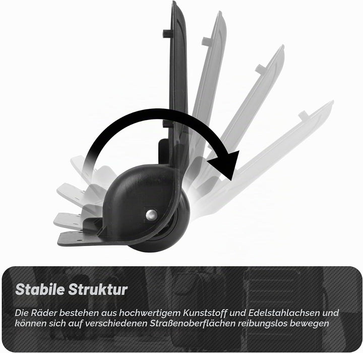 1 Pair Kofferrollen Gepäck Ersatzräder Gummi Koffer Ersatzräder Ersatzrollen(VD031), Vd031