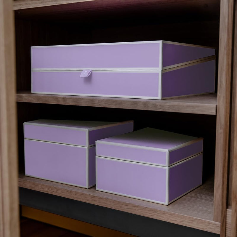 Semikolon 364103 Dokumentenbox – Aufbewahrungs-Box für Dokumente A4 – 31,5 x 26 x 10 cm – flamingo r