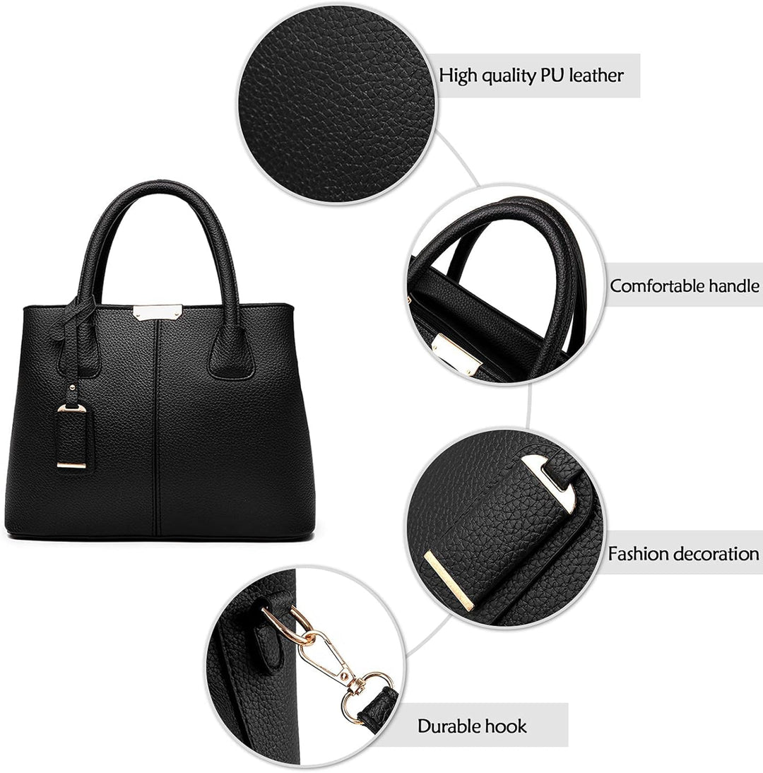 DIRRONA Elegant Damen Handtasche Schultertasche Gross Kapazität Umhängetasche Beiläufig Reise Tasche