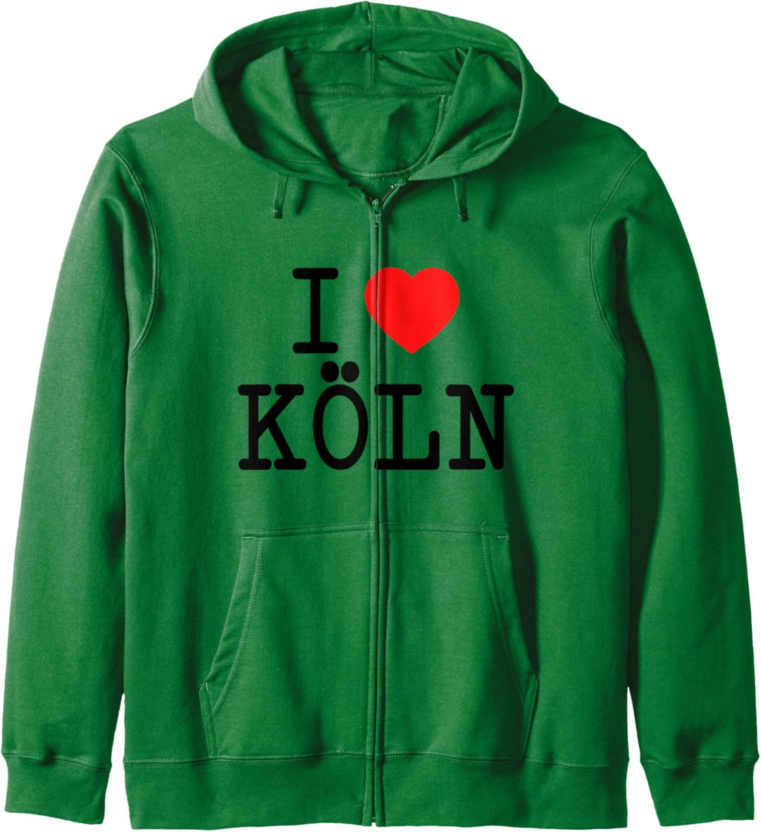 Ich Liebe Köln I Love Cologne Kölner Karneval Fan Herz Köln Kapuzenjacke